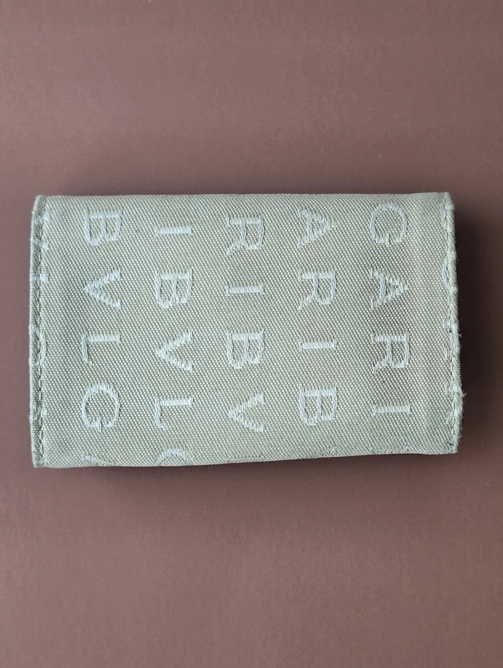 🔑BVLGARI Logo Mania Denim Canvas Beige 6 Key Holder